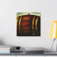 "Whiskey Barrell Slumbering" - Canvas