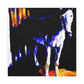 Mule in Motion Abstract - Canvas