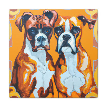 "Boxers in Motion Blur" - Canvas