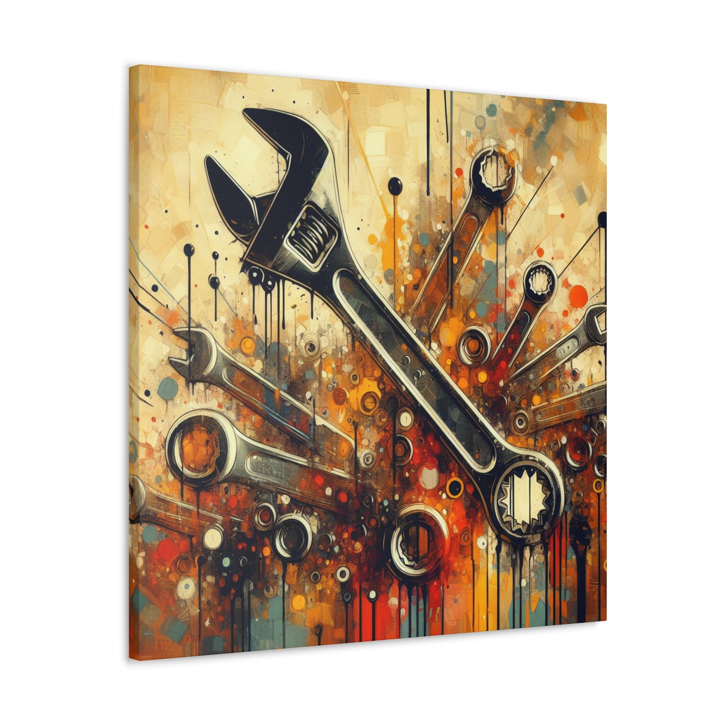 Forged Industrial Symphony - Canvas