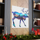 Elk in Art Deco - Canvas