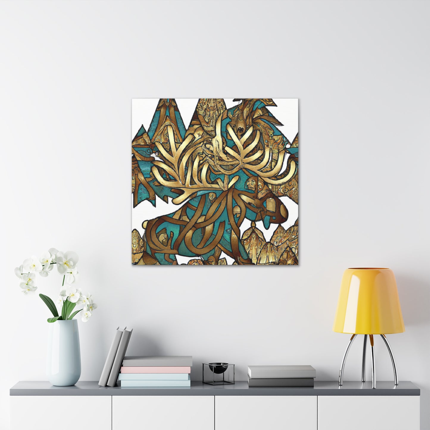 Majestic Moose in Nature - Canvas