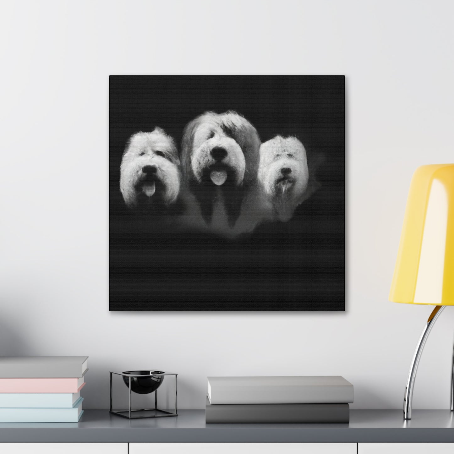 Old Sheepdog Dreamscape - Canvas