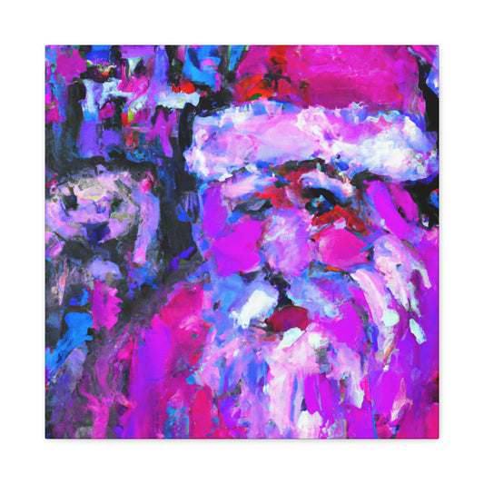 Santa's Reindeer Ride - Canvas