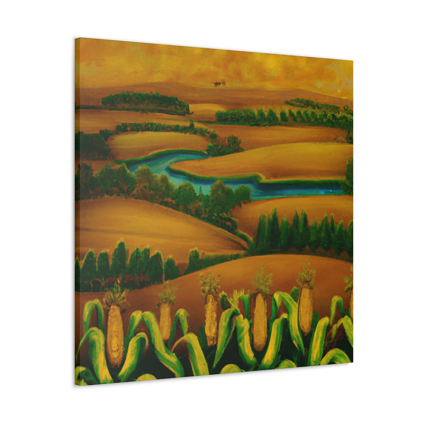 Corn in Splendour Garden - Canvas