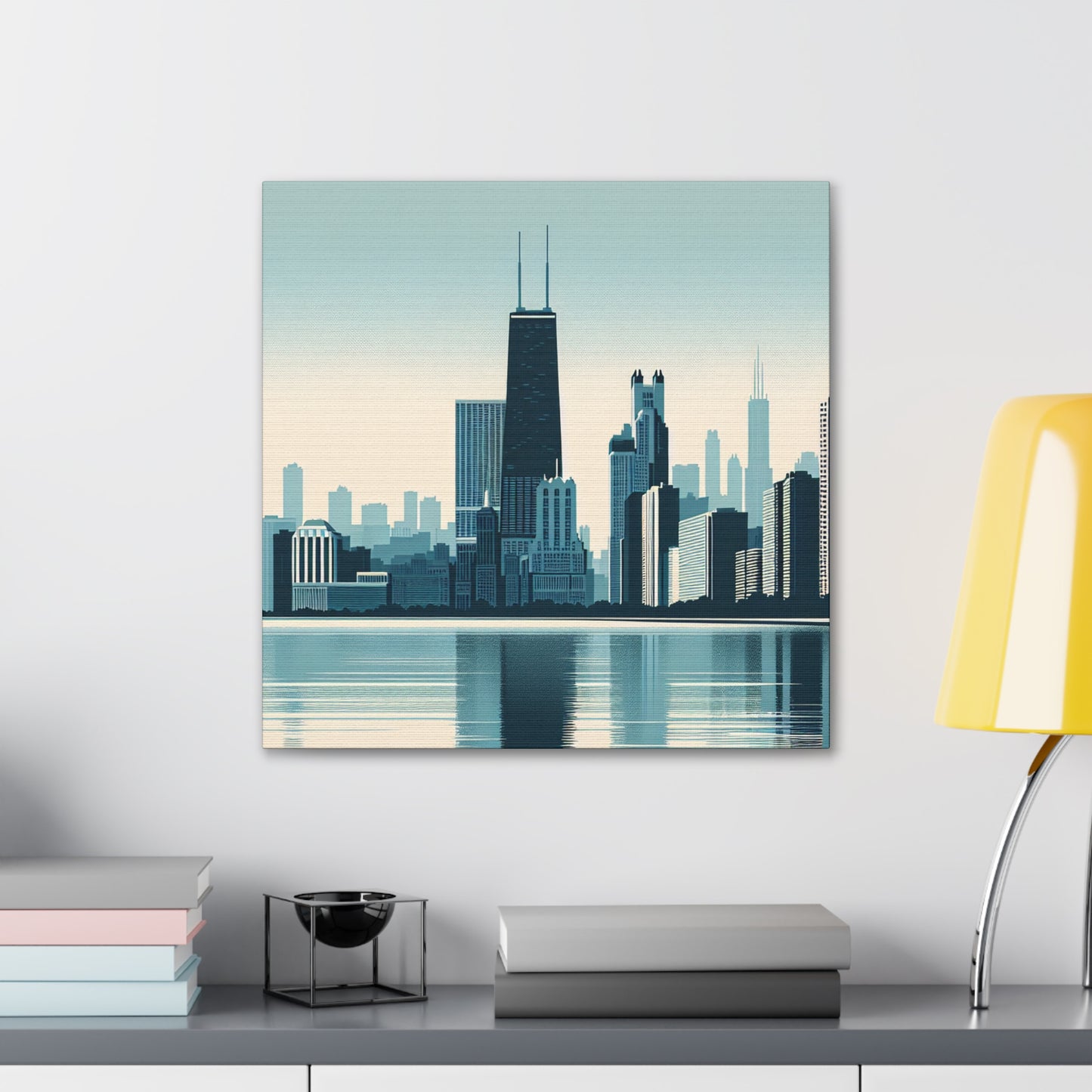 Urban Serenity in Simplicity - Canvas