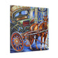 "Horse and Carriage Dream" - Canvas