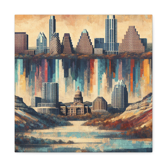 "Enchanting Austin Sunset" - Canvas