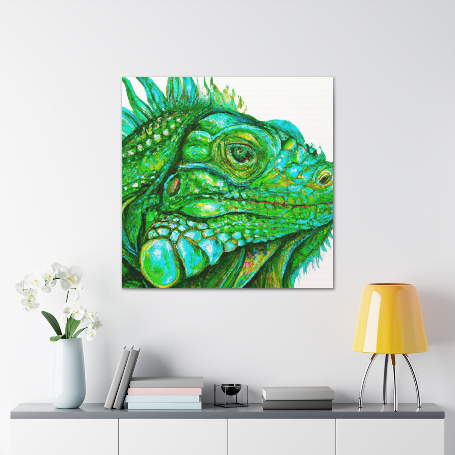 Iguana's Surreal Dream - Canvas