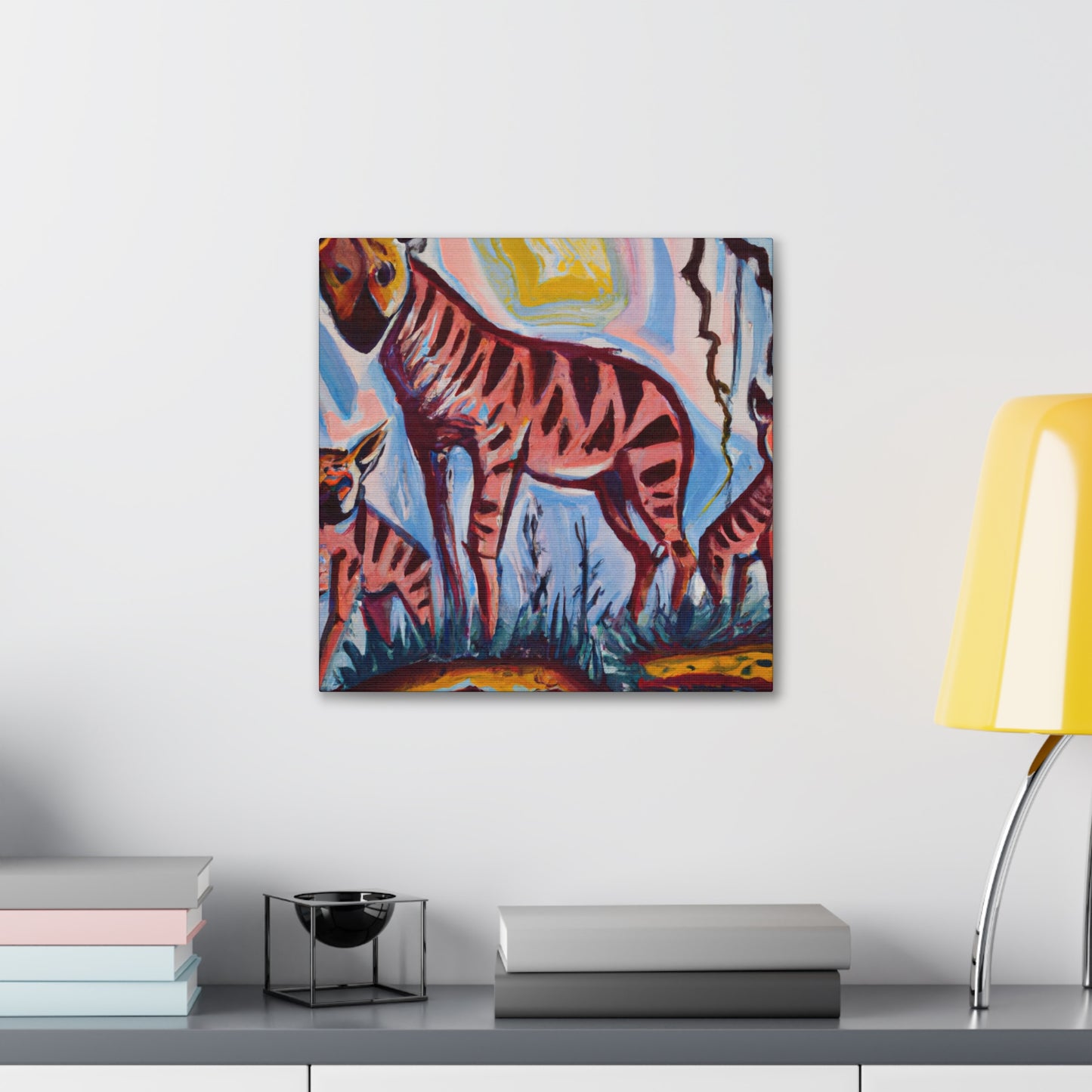 "Hyena in the Night" - Canvas