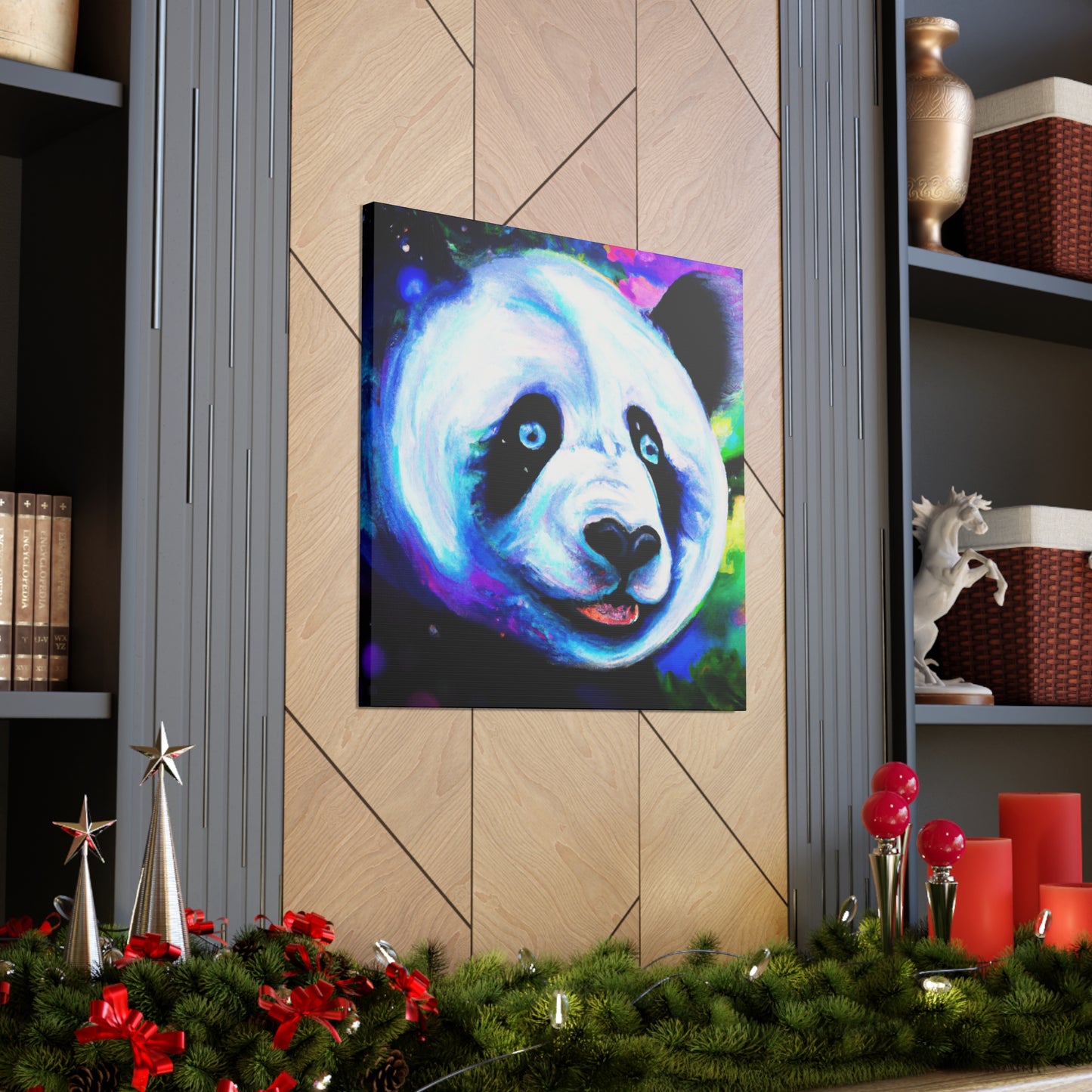 Giant Panda Dreamscape - Canvas