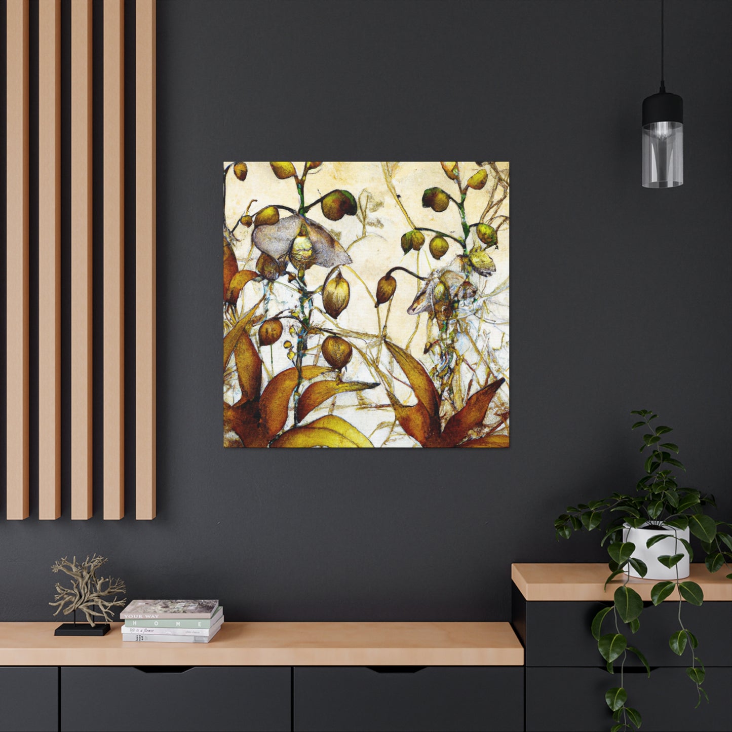 "Orchid's Majestic Wonders" - Canvas