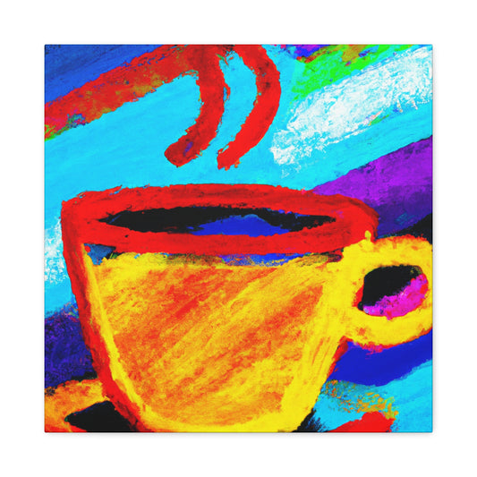 "Cup of Fauvism Joy" - Canvas