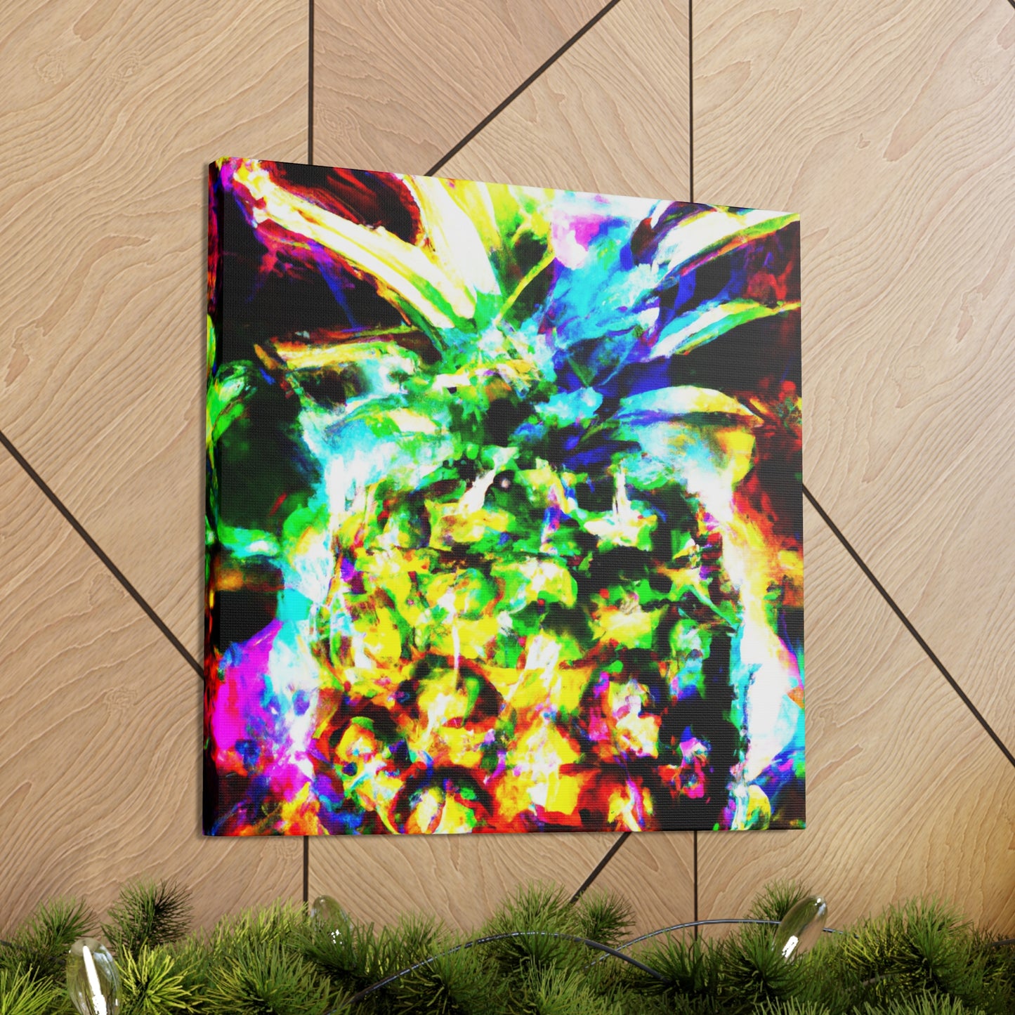 Pineapple Pop Explosion - Canvas