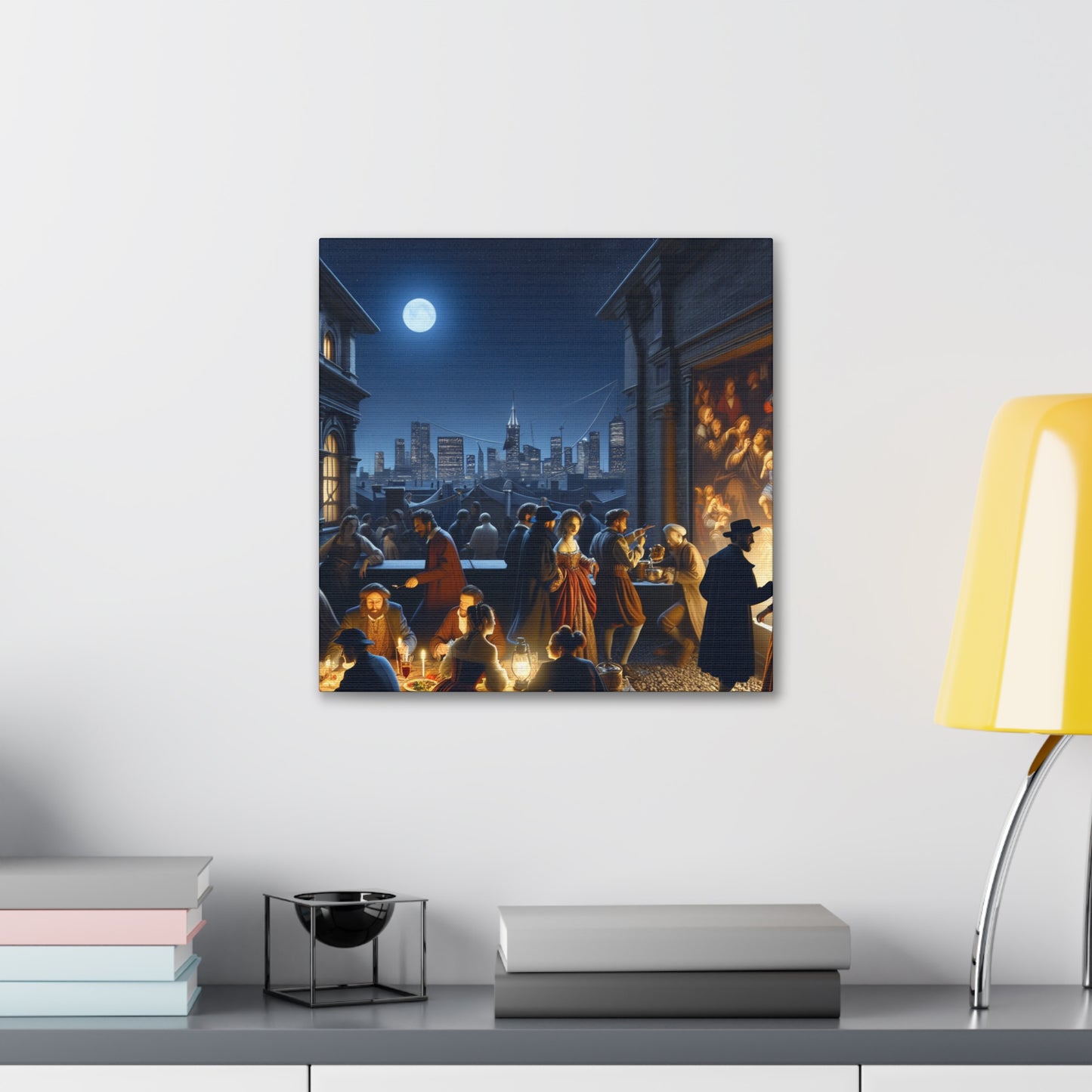 Exuberant Evening Festivities - Canvas