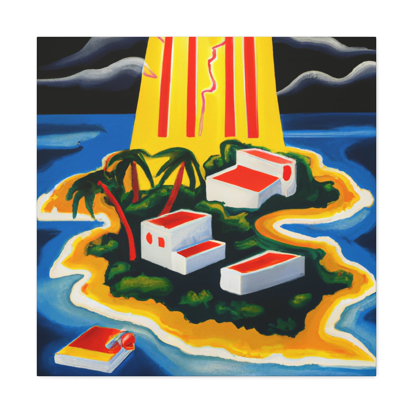 Island Paradise Deco - Canvas