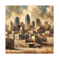 "Cityscape Spectrum Kansas" - Canvas