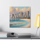 "Serene Paradise Shores" - Canvas