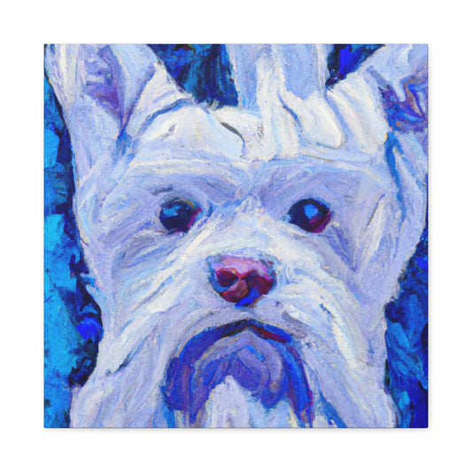 Maltese Dreaming Portrait - Canvas