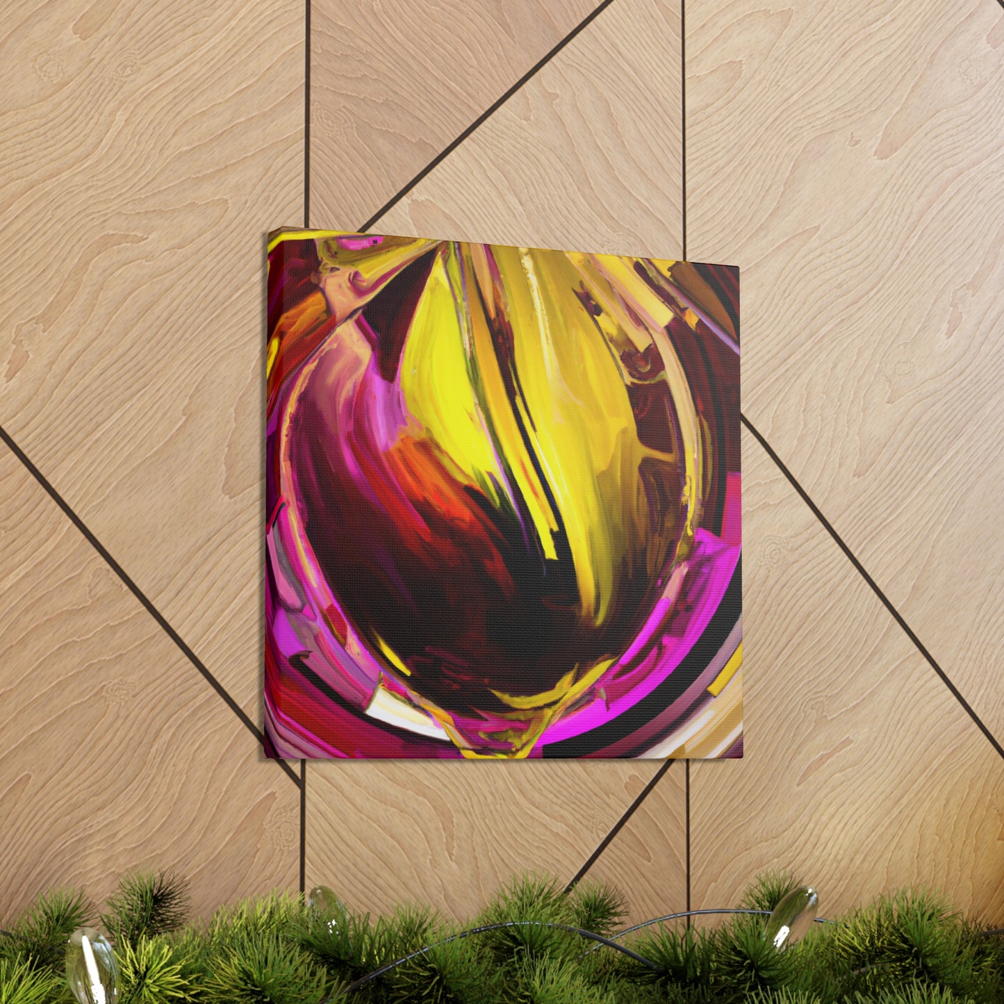 "Empty Wine Glass Dance" - Canvas