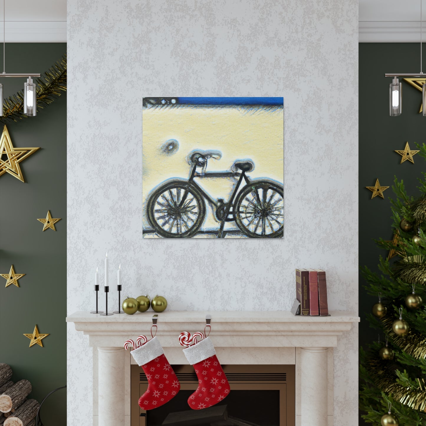 "Wheel of Reflection Bicycle" - Canvas