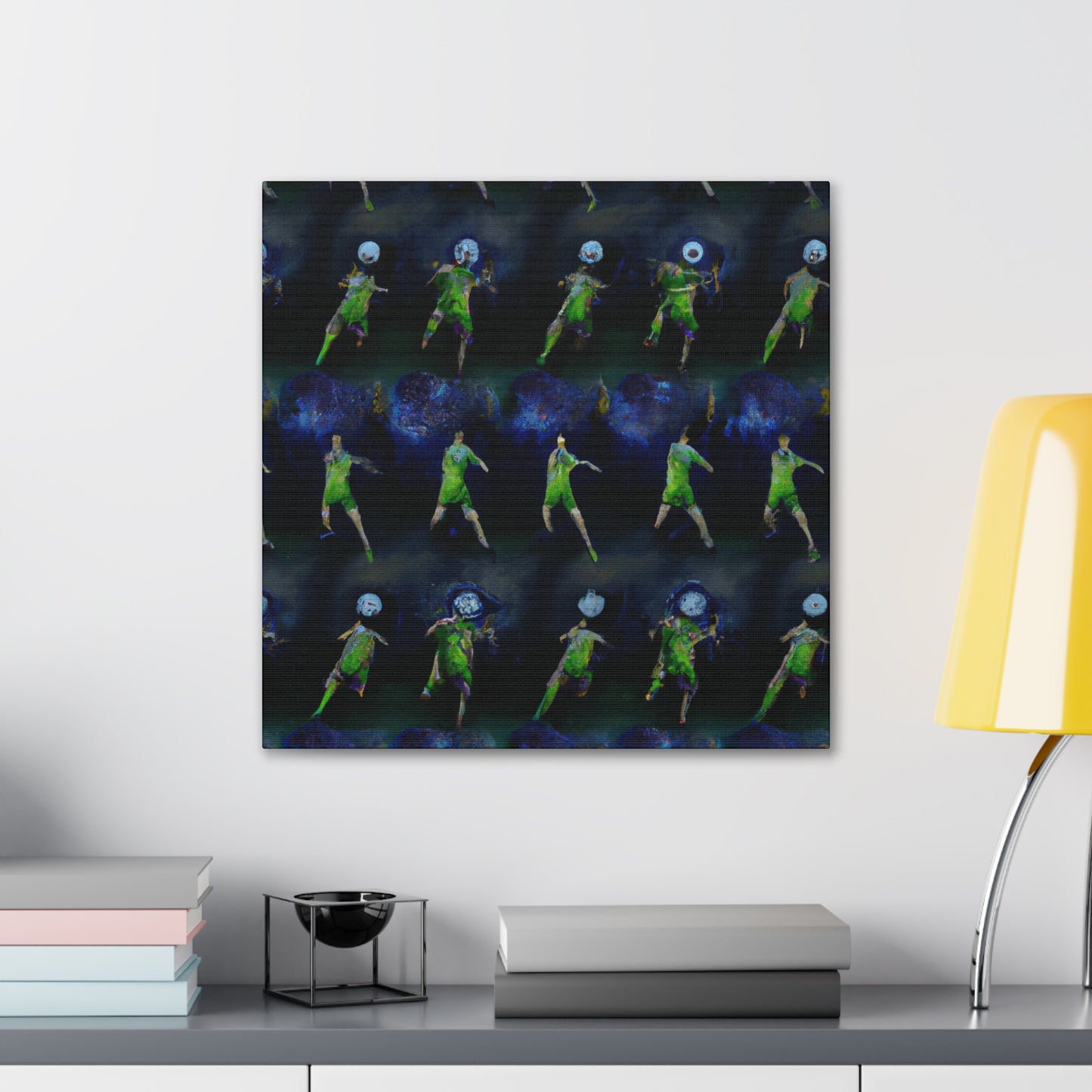 "Soccer Glory Unleashed" - Canvas