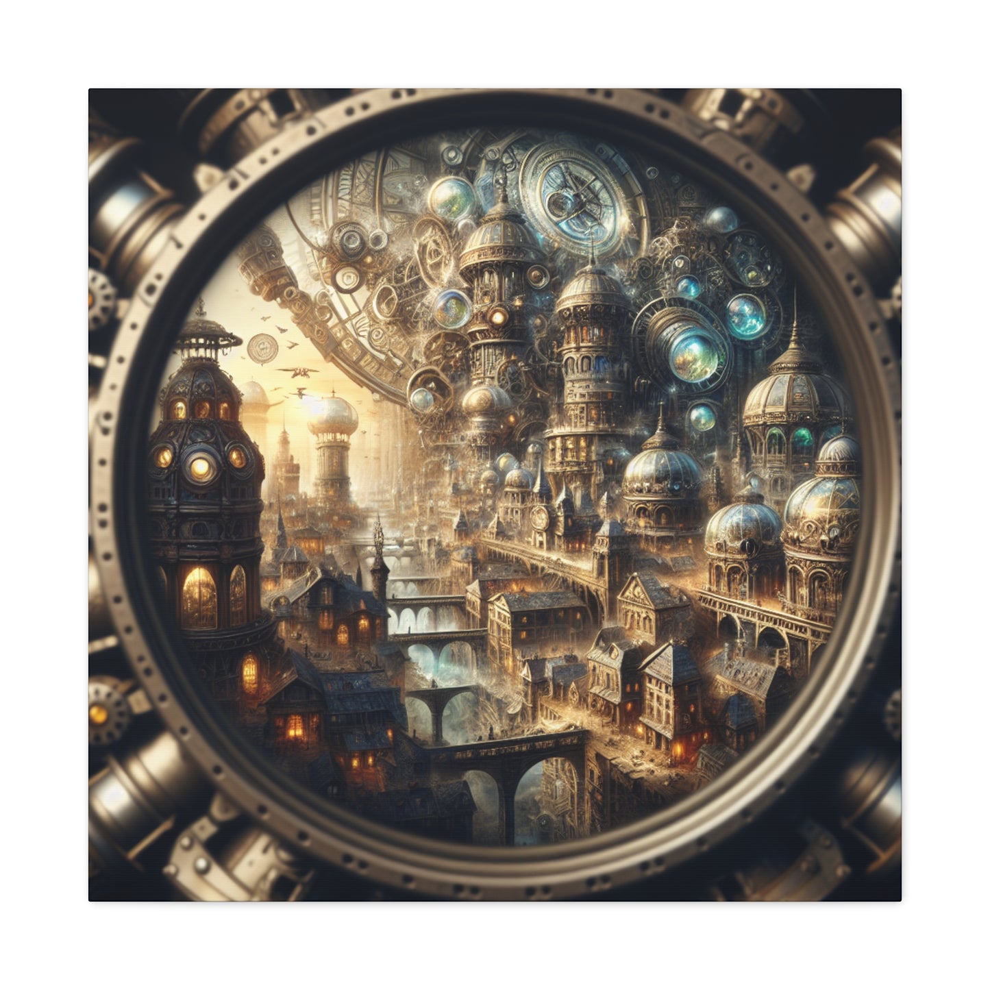 Mechanical Dreamscape Eternity - Canvas