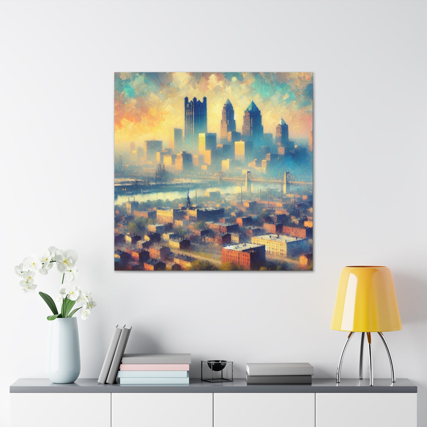 "River City Poetic Reverie" - Canvas