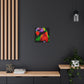 "Rainbow Lorikeet Revelry" - Canvas