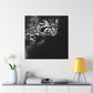 "Clouded Leopard Fantasia" - Canvas