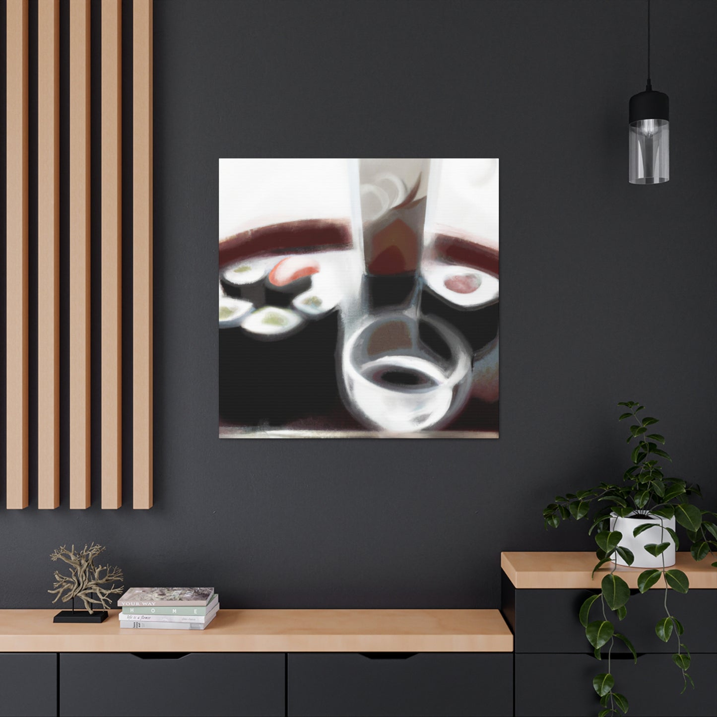 Sushi in Deco Style - Canvas