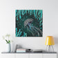 Jellyfish Art Deco - Canvas