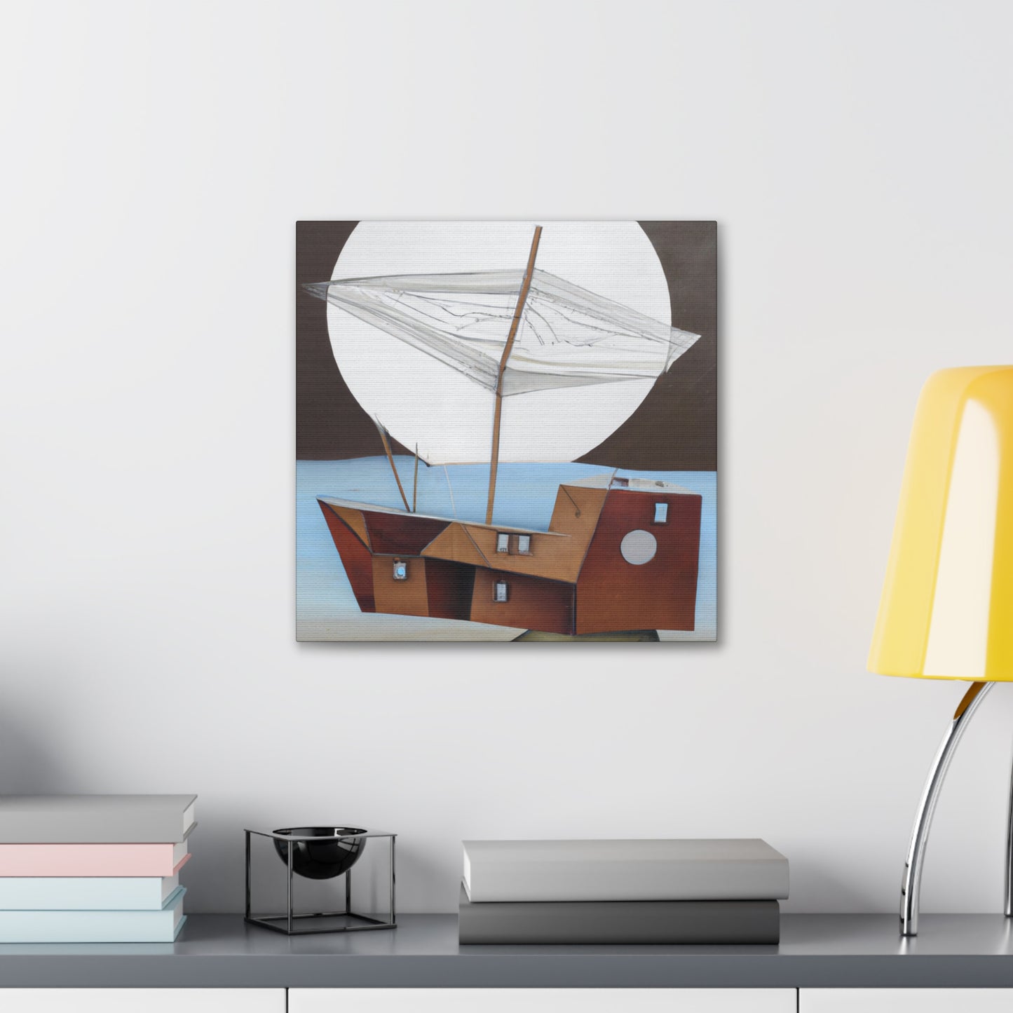 Fishing In Fluxury - Canvas