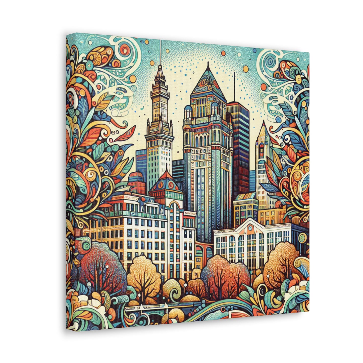 Emerald City Elegance - Canvas