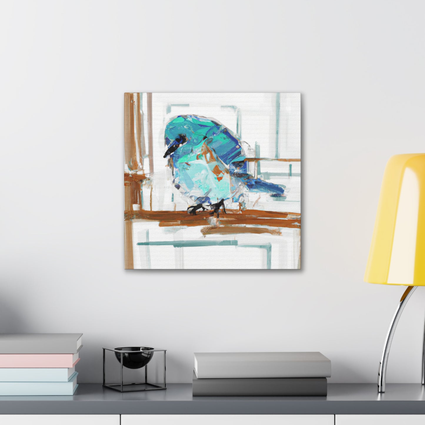 Bluebird in Expressionism - Canvas