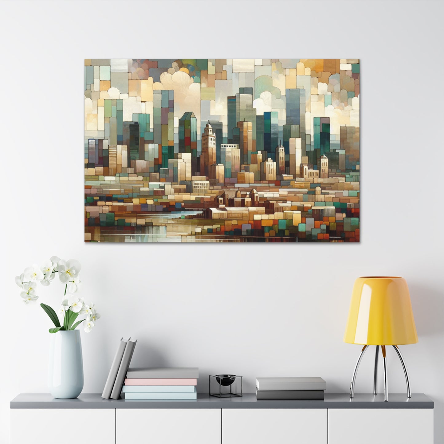 "Vibrant Denver Horizons" - Canvas