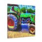 Tractor in Impressionism - Canvas