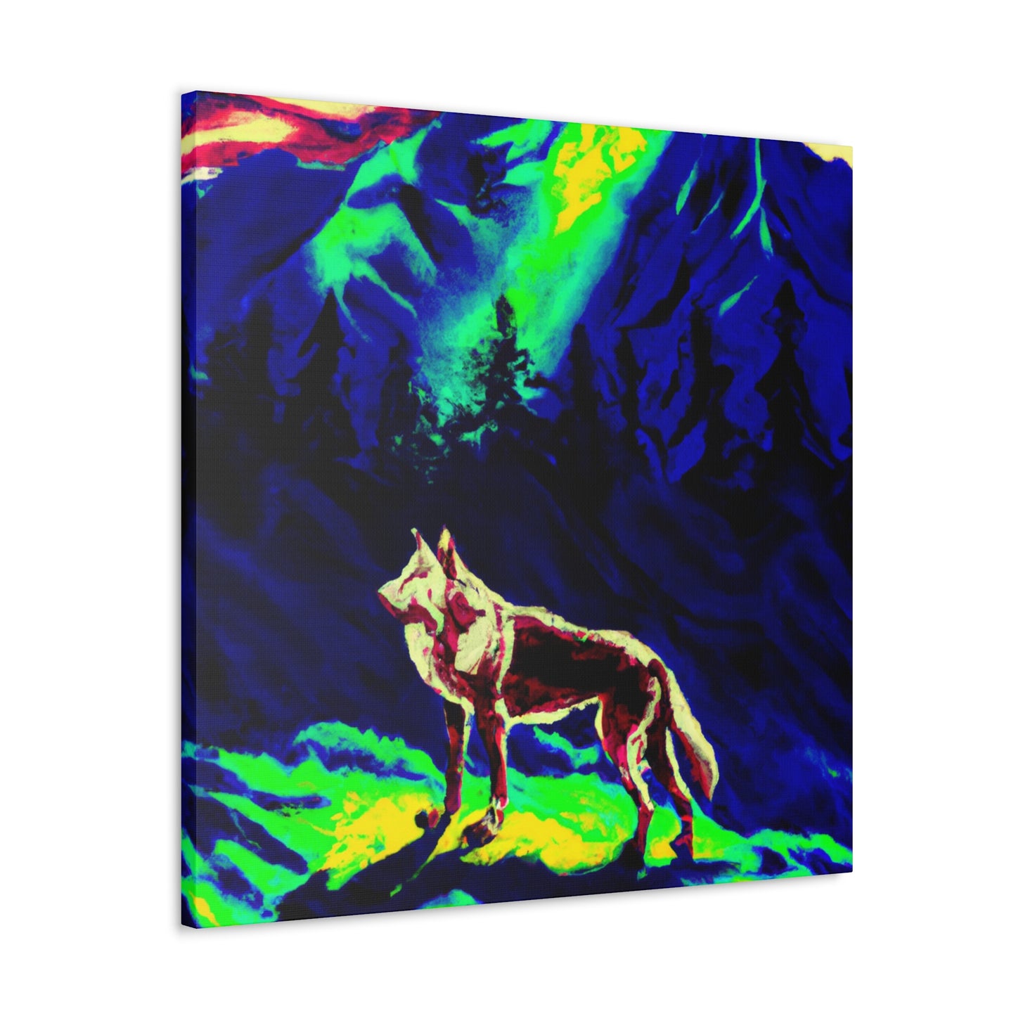 "Wolf Pop Masterpiece" - Canvas