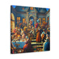 "Revelry at Renaissance Villa" - Canvas