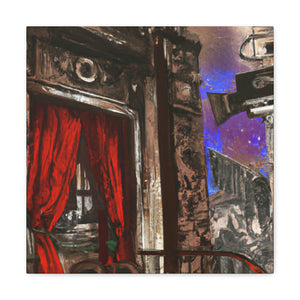 "Vintage Theater Dreamscape" - Canvas