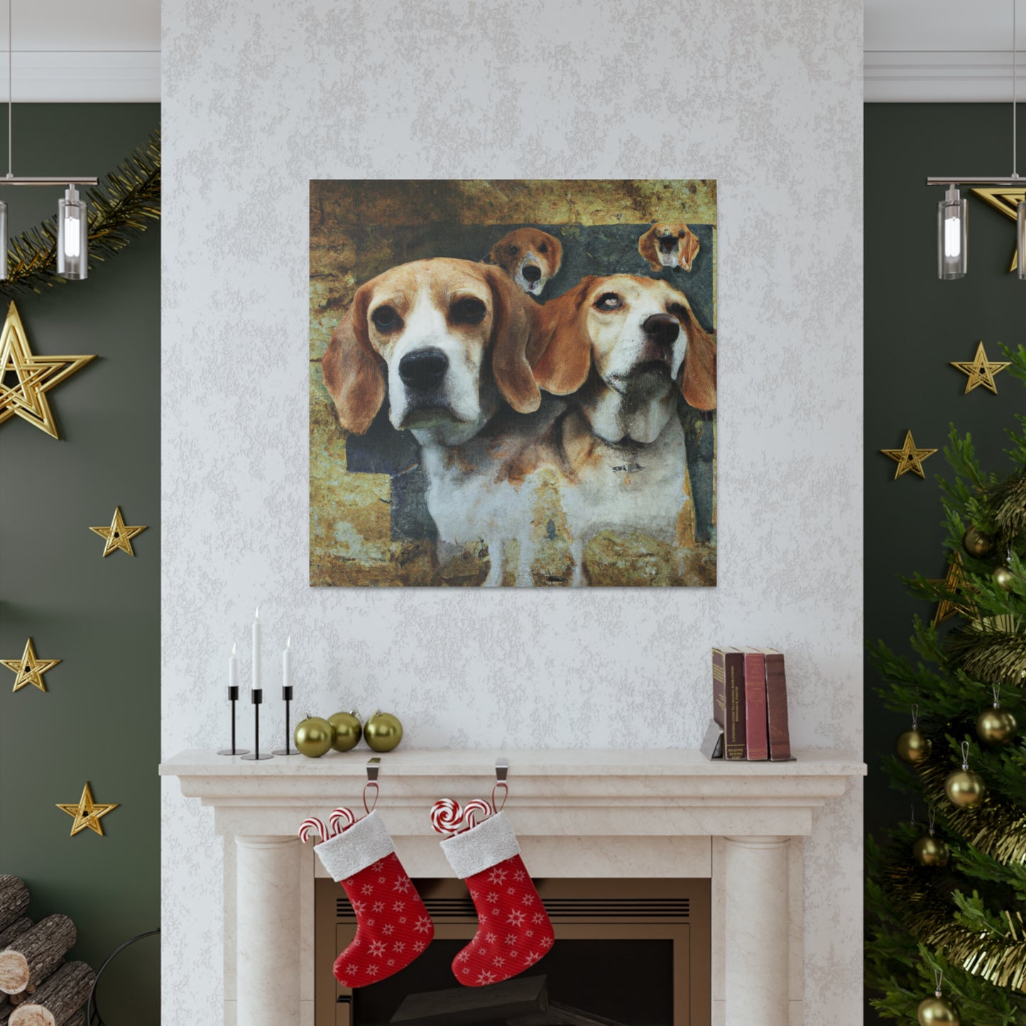 "Beagle in a Dreamscape" - Canvas