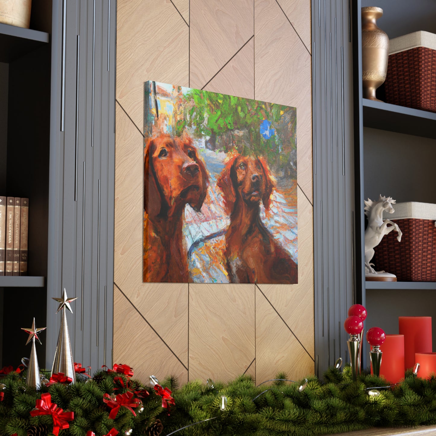 Irish Setter Portrait - Canvas