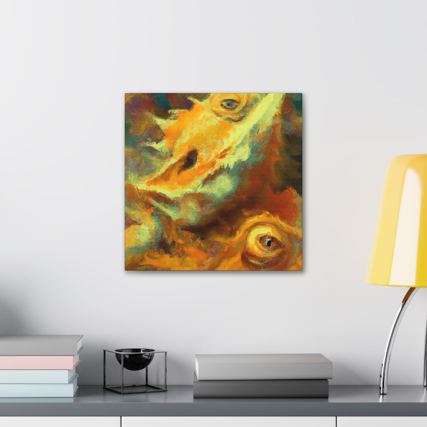 "Bearded Dragon Dreamscape". - Canvas