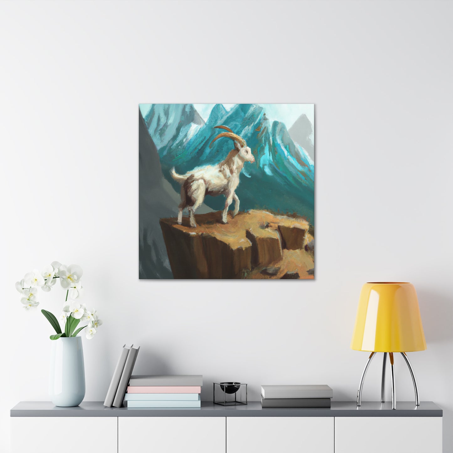 Mountain Goat Dreamscape - Canvas