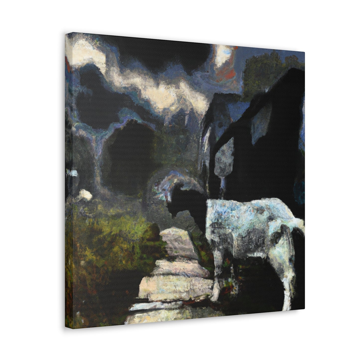 Goat's Urban Ode - Canvas