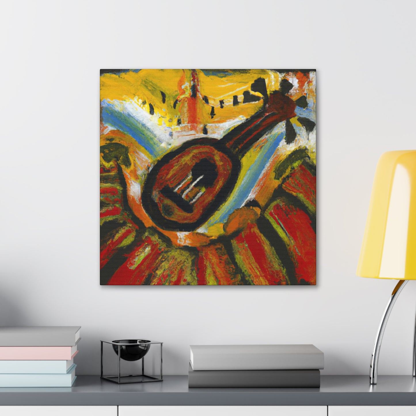 Ukelele Splendour Ablaze - Canvas