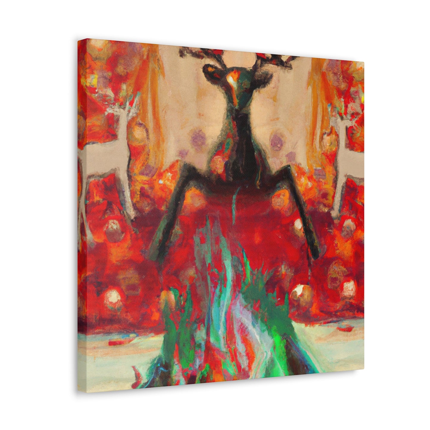 "Reindeer in Surreality" - Canvas