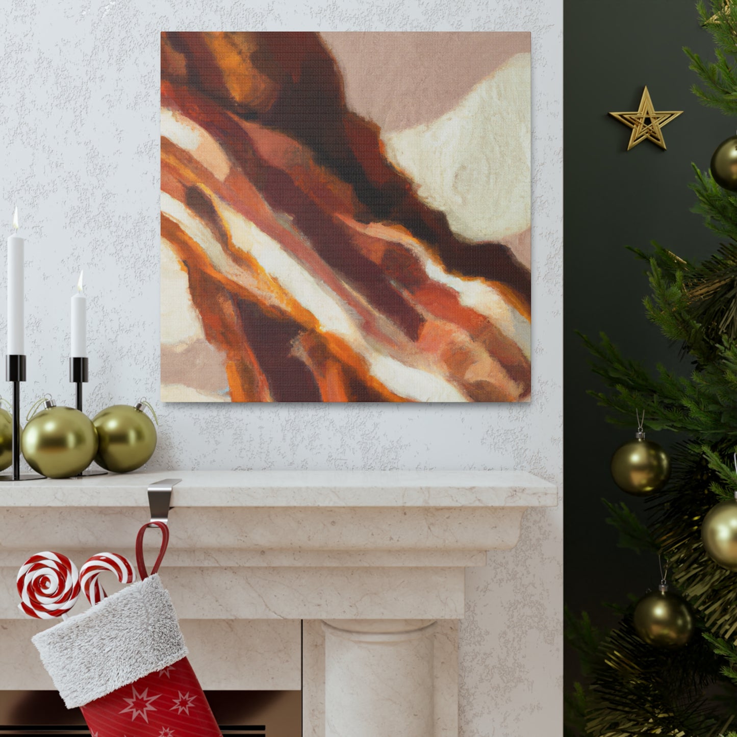 Bacon in Abstract Form - Canvas