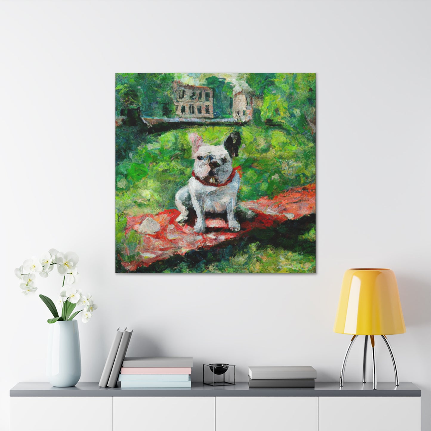 "The French Bulldog Portrait" - Canvas