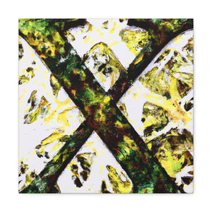 X in Abstract Thought - Canvas